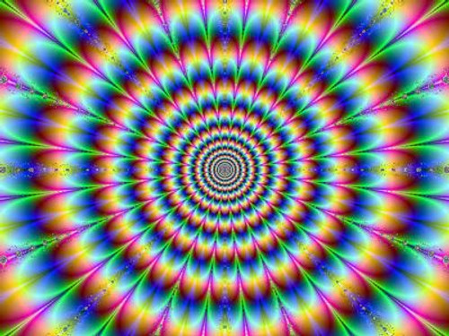 psychedelic patterns wall decal or window sticker06