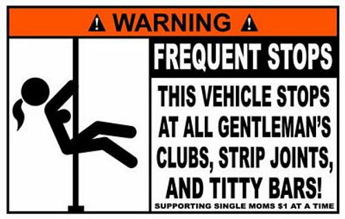 Funny Warning Sticker Set 02