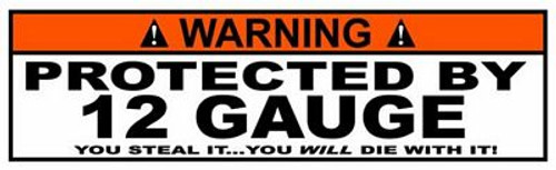 Protected By Funny Warning Sticker Set 02