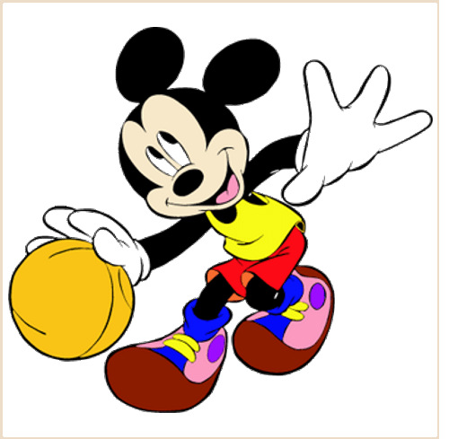 Mickey Mouse Cartoon Decal01 3298