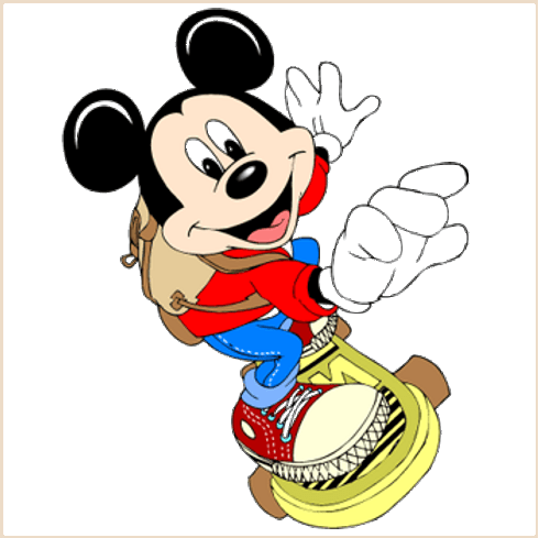 Mickey Mouse Cartoon Decal05 3302