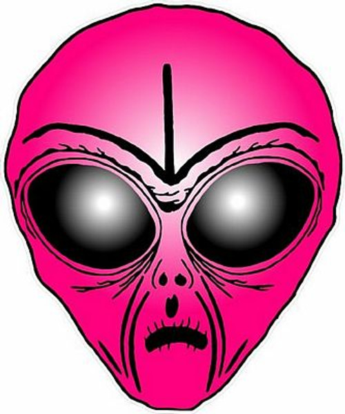 Alien Head Sticker 6