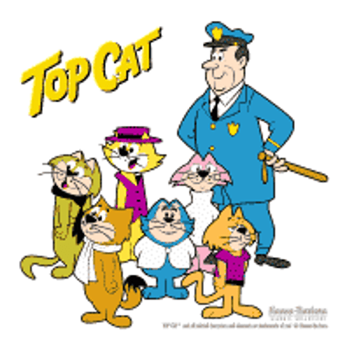 Top Cat, Choo Choo, Fancy Fancy, Spook, Brain, Benny & Officer Dibble - 1373