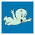 C GHOST the friendly ghost BLUE RECTANGLE