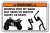 Quad Funny Warning Stickers Set
