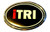 ITRI BLACK Oval 3D Chrome Running Emblem