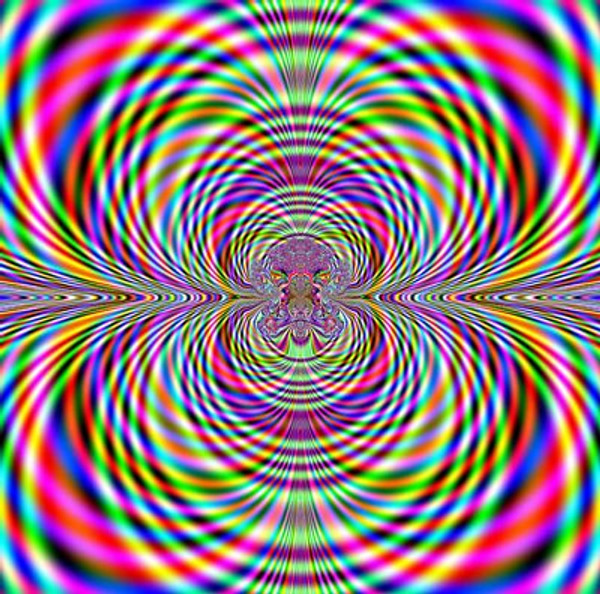 psychedelic patterns wall decal or window sticker07