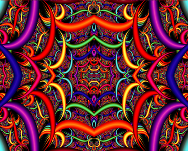 psychedelic patterns wall decal or window sticker14