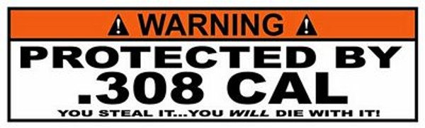 Protected By Funny Warning Sticker Set 13