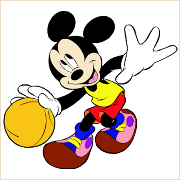 Mickey Mouse Cartoon Decal01 3298