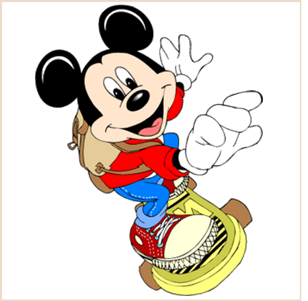 Mickey Mouse Cartoon Decal05 3302