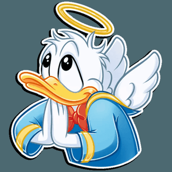 donald duck daisy duck disney cartoon sticker 11