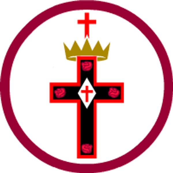 Masonic Rosicrucian Society SRICF Adhesive Sticker