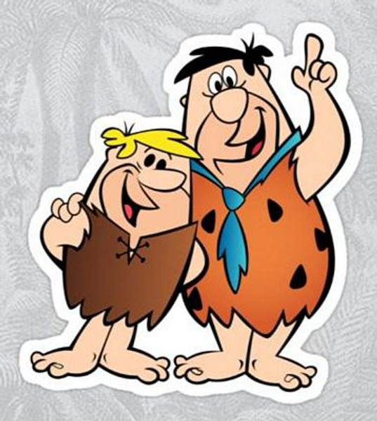 Fred and Barney BEST BUDS Flintstone Sticker
