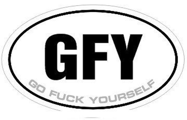 Gun Control Decals Oval 3