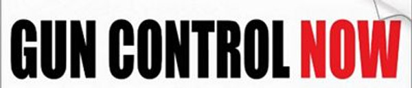 GUN Control NOW Bumper Sticker