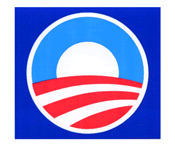 Obama Patriotic Color Decals and Stickers