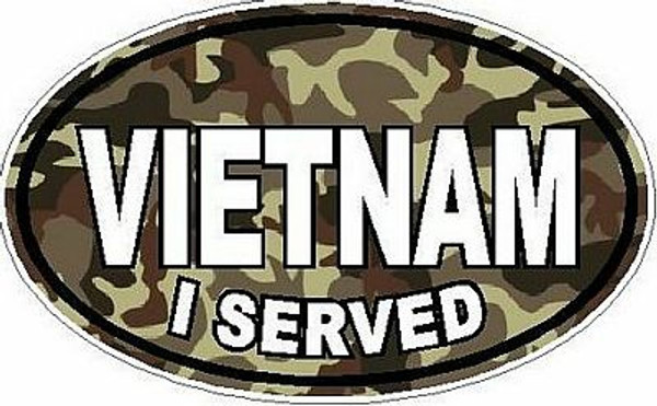 I Served Vietnam FILLS Camo Brown