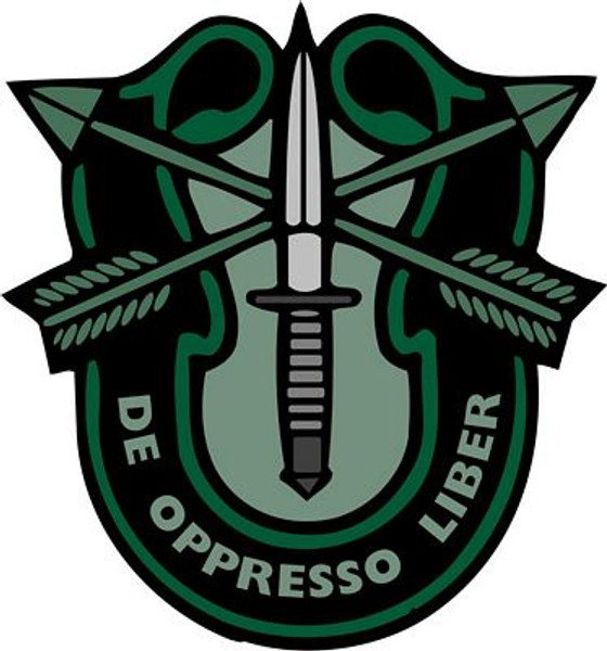 US  Army Special Forces Crest Wall Window Vinyl Decal Sticker Military
