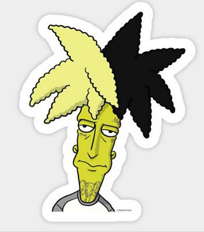 SIMPSON Sideshow XXX Sticker SIMPSON Sideshow XXX Sticker