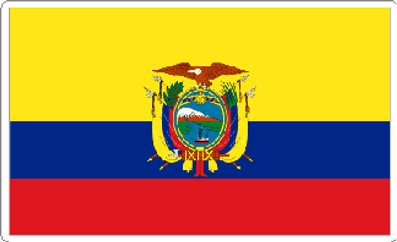 Ecuador Flag Sticker