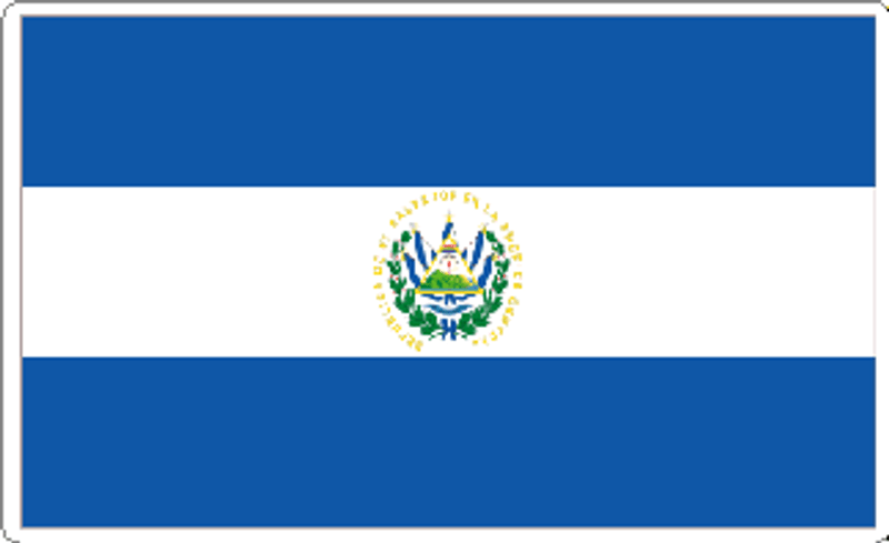 El Salvador Flag Sticker