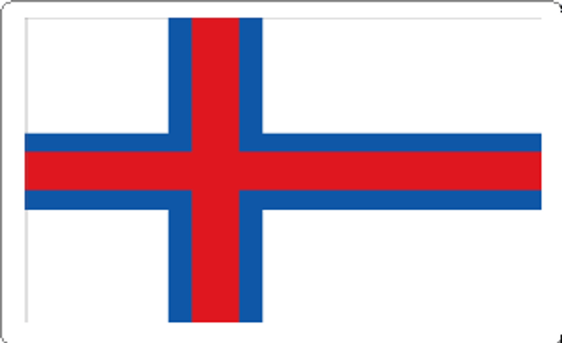Faroes Flag Decal