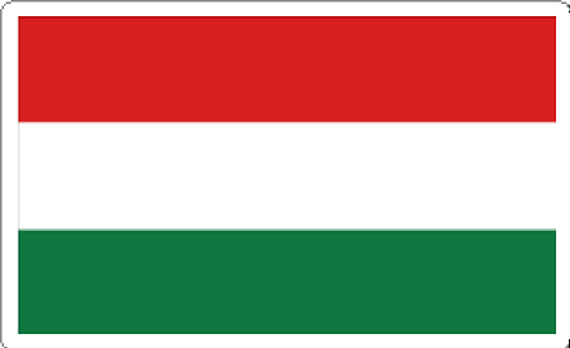 Hungary Flag Decal