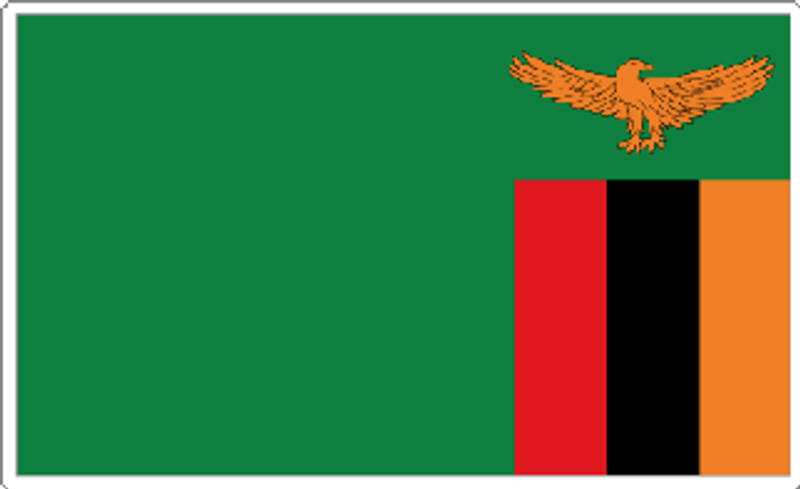Zambia Flag Decal