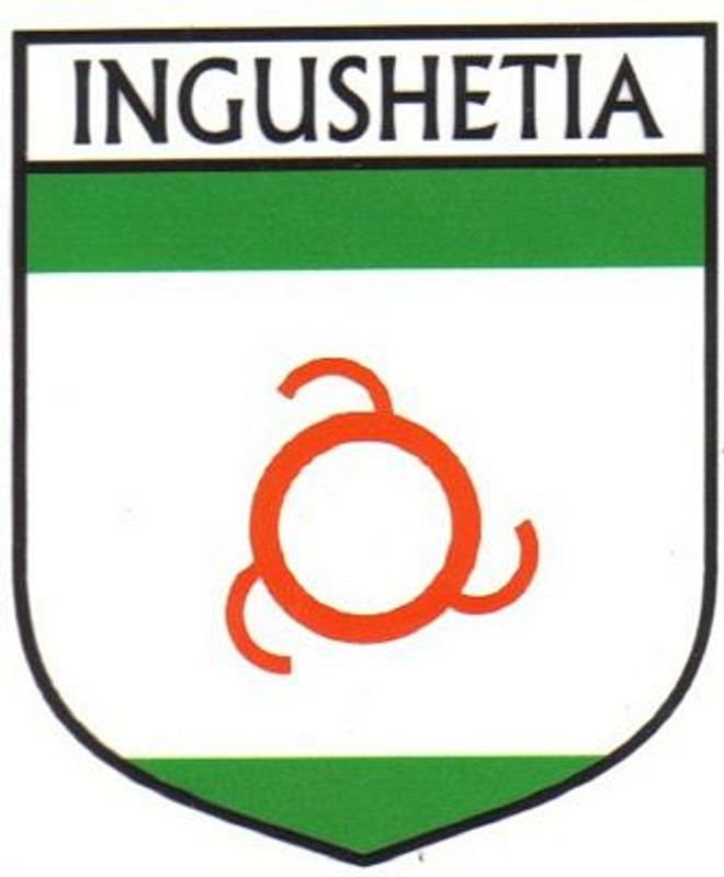 Ingushetia Flag Crest Decal Sticker