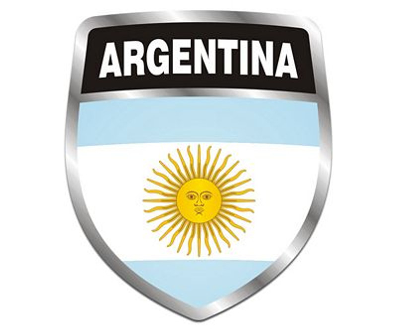 Argentina Crest Sticker NEW