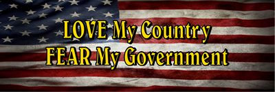 LOVE MY COUNTRY FEAR MY GOVERNMENT RWG yellow
