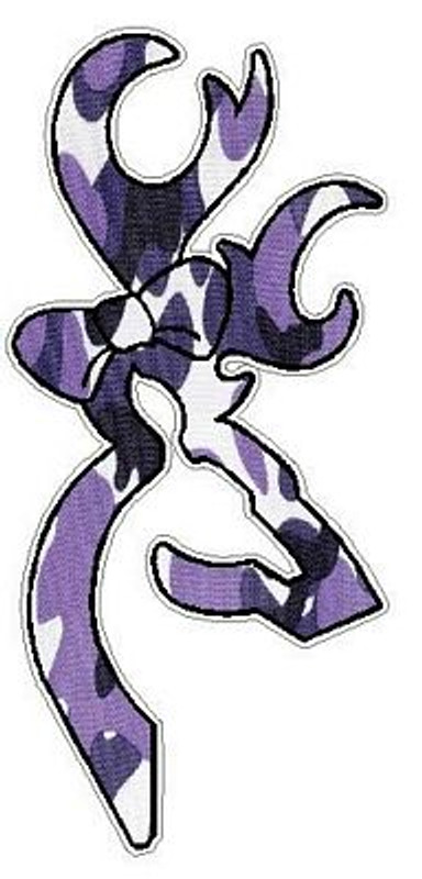 DEER HEAD BOW FILLS Purple Camo