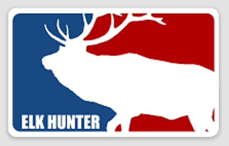 RWB elk hunter STICKER