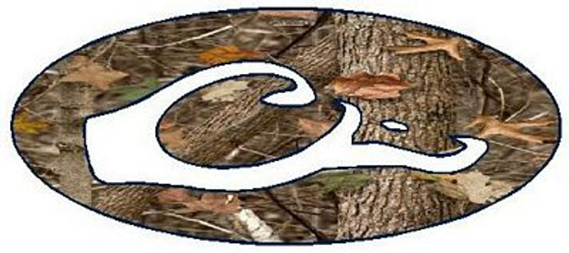 DRAKE OVAL DECAL- Nature Camo FILL