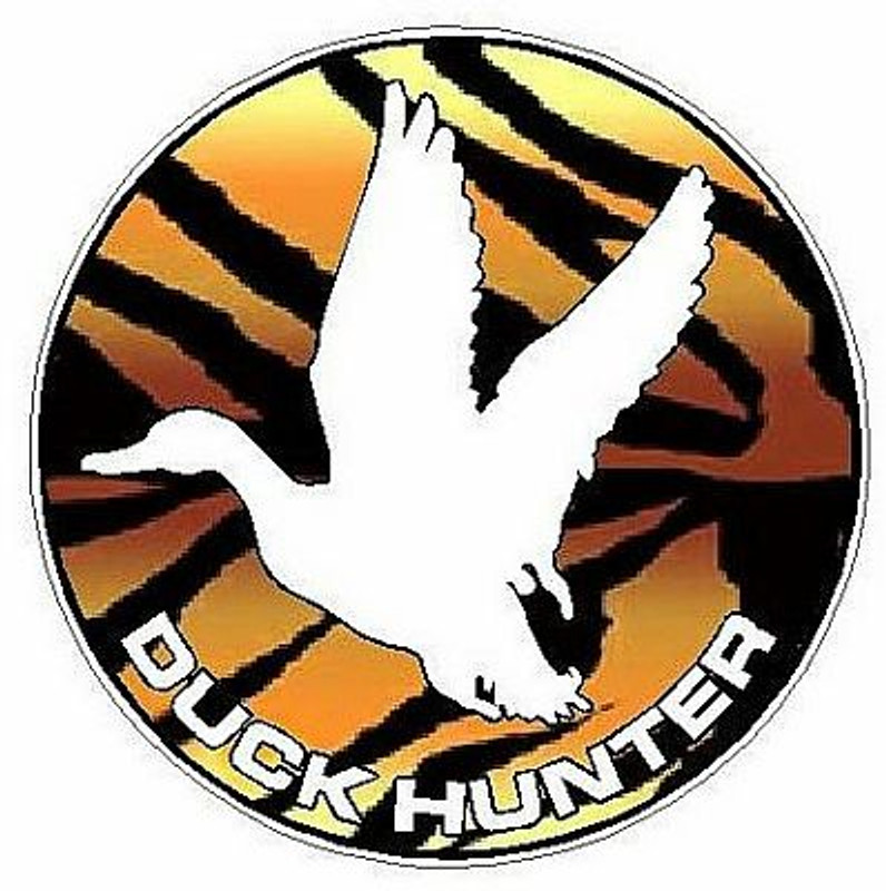 Duck Hunter Circle Decal 88 - Skin Tiger