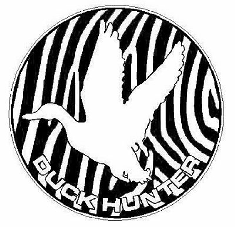 Duck Hunter Circle Decal 88 - Skin Zebra