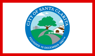 California Santa Clarita City Flag Decal