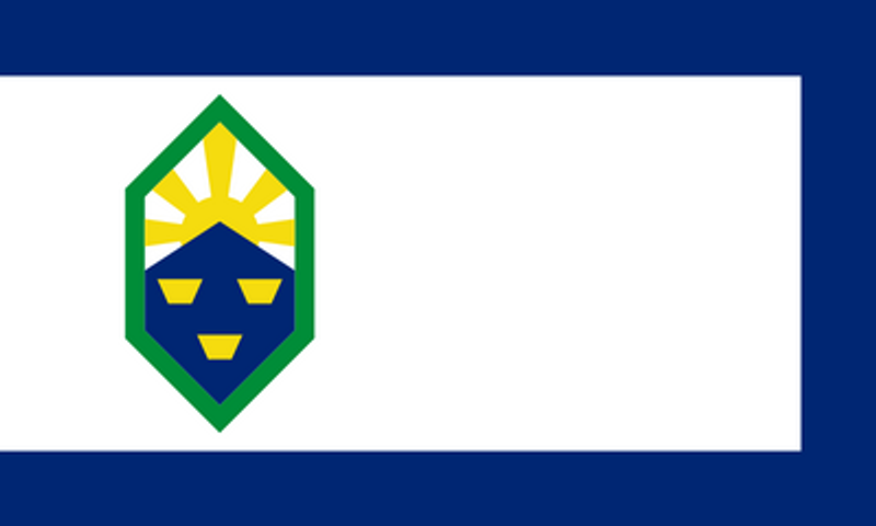 Colorado Colorado Springs City Flag Decal