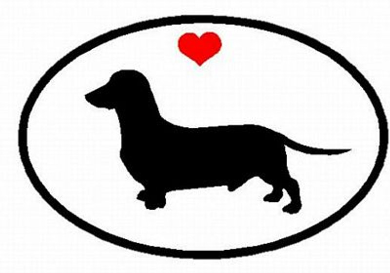 Dachshund Decal