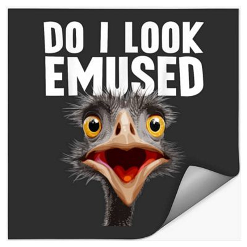 Emu Funny Animal Sticker 15