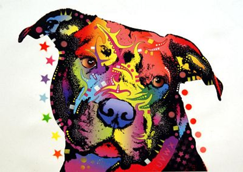 Pitbull Wall Art Vinyl Decal 2