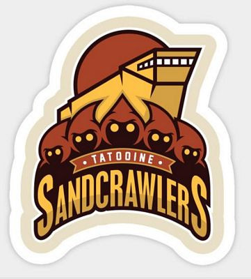 STAR WARS Tatooine SandCrawlers Sticker