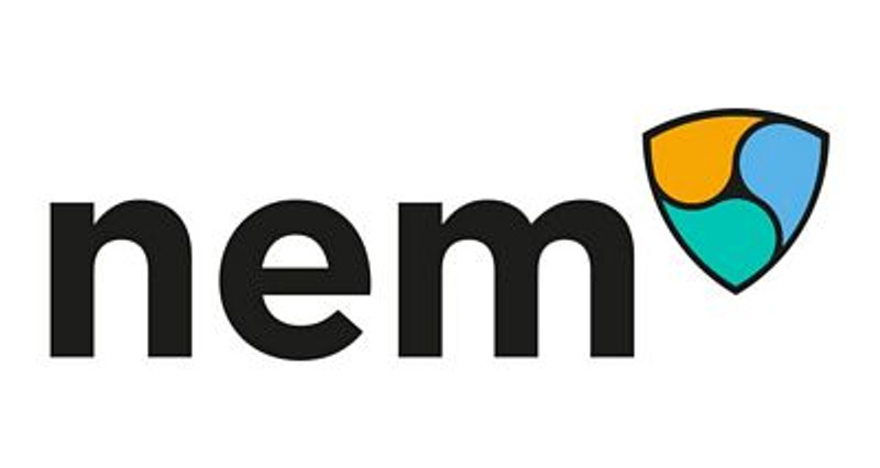 nem logo cryptocurrency sticker