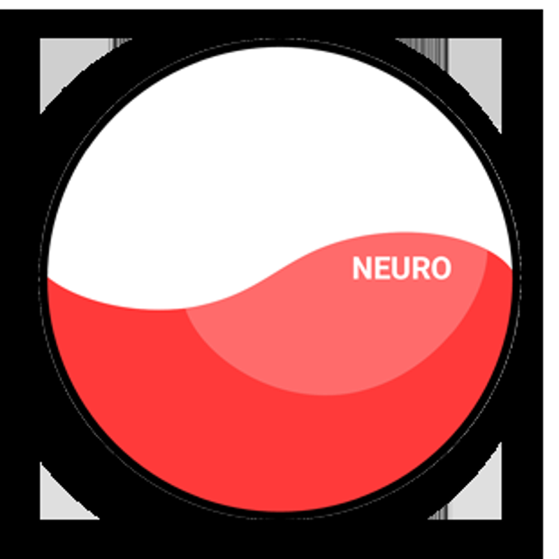 neuro coin cryptocurrency round sticker