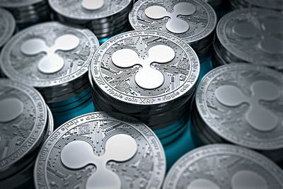 Ripple cryptocurrency sticker