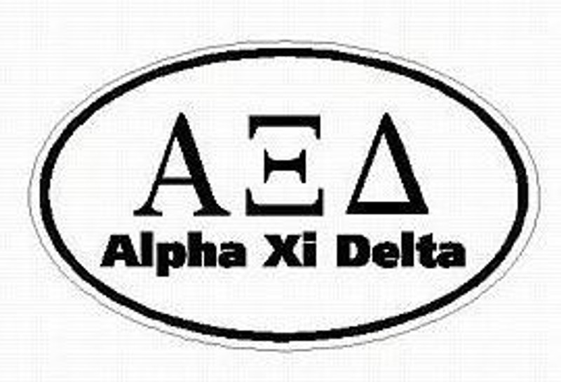 Alpha Xi Delta S03 OVAL W