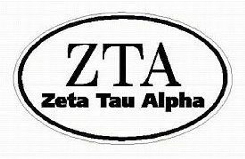 Zeta Tau Alpha S10 OVAL W