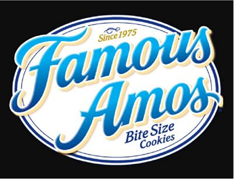 Famous Amos logo COOKIE LOGO STICKER