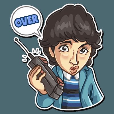 stranger things netflix stricker 22